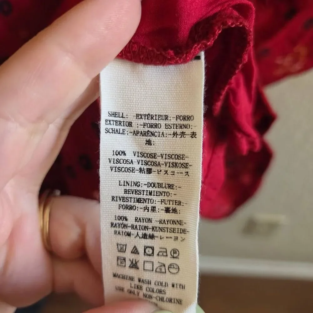 Free People 100% viscose